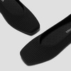 image:imageVIVAIA Margot Walker Air Ultra Lightweight Square Toe Flats for Women Comfortable Water Resistant Machine Washable Breathable Ballet Walking ShoesBlack
