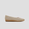 image:imageVIVAIA Margot Walker Womens Flats Lightweight Square Toe V Cut Ballet Flats Comfortable Casual Water Repellent Walking Flat ShoesAlmond Water Repellent