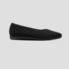 image:imageVIVAIA Margot Walker Womens Flats Lightweight Square Toe V Cut Ballet Flats Comfortable Casual Water Repellent Walking Flat ShoesBlack Water Repellent