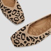 image:imageVIVAIA Margot Walker Womens Flats Lightweight Square Toe V Cut Ballet Flats Comfortable Casual Water Repellent Walking Flat ShoesLeopard Water Repellent