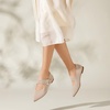 image:imageVIVAIA Maria Womens Pointed Toe Mary Jane Flats Washable Ballet Flat Shoe Comfortable Adjustable Strap Dress FlatsAlmond