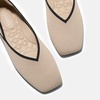 image:imageVIVAIA Maro Womens Square Toe Flats Comfortable Lightweight Washable Ballet Flat Shoes for Office Work TravelAlmond  Black
