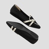 image:imageVIVAIA Marvis Crisscross Loafers PointedToe Comfortable Slip OnBlackpale Apricot