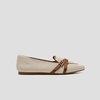 image:imageVIVAIA Marvis Crisscross Loafers PointedToe Comfortable Slip OnCream Ivorydk Caramel