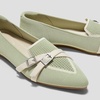 image:imageVIVAIA Marvis Crisscross Loafers PointedToe Comfortable Slip OnMatchacream Ivory