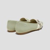 image:imageVIVAIA Marvis Crisscross Loafers PointedToe Comfortable Slip OnMatchacream Ivory