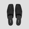 image:imageVIVAIA Maura SquareToe Mesh Sandals for Women Breathable StretchKnit Flats for VacationBlack