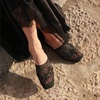 image:imageVIVAIA Maura SquareToe Mesh Sandals for Women Breathable StretchKnit Flats for VacationBlack