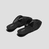 image:imageVIVAIA Maura SquareToe Mesh Sandals for Women Breathable StretchKnit Flats for VacationBlack