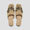image:imageVIVAIA Maura SquareToe Mesh Sandals for Women Breathable StretchKnit Flats for VacationNatural  Black