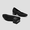 image:imageVIVAIA Megan SquareToe Stress Free Chunky Heels for Women Arch Support Smart CasualBlack