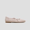 image:imageVIVAIA Miley Womens Mary Jane Flats Shoe with Stylish 3 Laces Comfortable Square Toe Ballet Flats for Women Daily OutfitBallet Blush