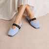 image:imageVIVAIA Myriel Margot 30 Mary Jane Flats for Women Comfortable Square Toe Fashion Adjustable Metal Buckle Sustainable Ballet Flat ShoesBaby Blue