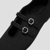 image:imageVIVAIA Natalie Womens Mary Jane Flats with Twin Strap Comfortable Round Toe Washable Ballet Flat Shoes Soft Lightweight Breathable Dress Shoes for Daily OutfitBlack