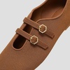 image:imageVIVAIA Natalie Womens Mary Jane Flats with Twin Strap Comfortable Round Toe Washable Ballet Flat Shoes Soft Lightweight Breathable Dress Shoes for Daily OutfitCaramel