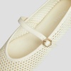 image:imageVIVAIA Nelly Womens Mary Jane Flats Comfortable Almond Toe Ballet Flat Shoe Lightweight Soft Versatility Dress ShoesCream Mesh
