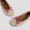 image:imageVIVAIA Nika Womens Barefoot Flats RoundToe Wide Toe Box Ballet Flats Comfortable Slip on Foldable Dressy Travel Casual ShoesAlmond