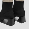 image:imageVIVAIA Regina Pro Booties for Women Comfort Block Heel Ankle Boots Square Toe Slipon Water Repellent Anti Slip for FallWinter Dress Daily OutfitBlackAlmond