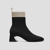 image:imageVIVAIA Regina Pro Booties for Women Comfort Block Heel Ankle Boots Square Toe Slipon Water Repellent Anti Slip for FallWinter Dress Daily OutfitBlackAlmond