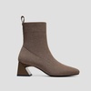 image:imageVIVAIA Regina Pro Booties for Women Comfort Block Heel Ankle Boots Square Toe Slipon Water Repellent Anti Slip for FallWinter Dress Daily OutfitEspresso Metallic