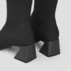 image:imageVIVAIA Regina Pro Booties for Women Comfort Block Heel Ankle Boots Square Toe Slipon Water Repellent Anti Slip for FallWinter Dress Daily OutfitSolid Black
