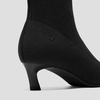 image:imageVIVAIA Rita Womens Ankle Boots with Detachable Leg Warmers Mini Square Toe Kitten Heel Booties Fashion Comfortable for Daily OutfitBlack