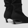 image:imageVIVAIA Rumi Womens Wool Knee High Boots Mini Square Toe Kitten Heel Tall Boots Fashion Foldable Shaft Comfortable Fall Winter Daily OutfitBlack Wool