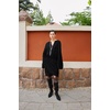 image:imageVIVAIA Rumi Womens Wool Knee High Boots Mini Square Toe Kitten Heel Tall Boots Fashion Foldable Shaft Comfortable Fall Winter Daily OutfitBlack Wool