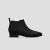 image:imageVIVAIA Ryan SlipOn Chelsea Boots for Women Square Toe Ankle Boots Water Repellent Comfortable Low Heel Booties for Daily OutfitBlack