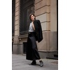 image:imageVIVAIA Ryan SlipOn Chelsea Boots for Women Square Toe Ankle Boots Water Repellent Comfortable Low Heel Booties for Daily OutfitBlack Metallic
