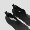 image:imageVIVAIA Ryan SlipOn Chelsea Boots for Women Square Toe Ankle Boots Water Repellent Comfortable Low Heel Booties for Daily OutfitBlack Metallic