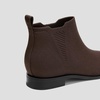 image:imageVIVAIA Ryan SlipOn Chelsea Boots for Women Square Toe Ankle Boots Water Repellent Comfortable Low Heel Booties for Daily OutfitDark Chocolate