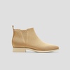 image:imageVIVAIA Ryan SlipOn Chelsea Boots for Women Square Toe Ankle Boots Water Repellent Comfortable Low Heel Booties for Daily OutfitNude