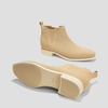 image:imageVIVAIA Ryan SlipOn Chelsea Boots for Women Square Toe Ankle Boots Water Repellent Comfortable Low Heel Booties for Daily OutfitNude