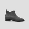 image:imageVIVAIA Ryan SlipOn Chelsea Boots for Women Square Toe Ankle Boots Water Repellent Comfortable Low Heel Booties for Daily OutfitWool Grey