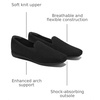 image:imageVIVAIA Samantha Walker Washable Loafer SquareToe Womens Casual Flats Slip on ComfortableBlack