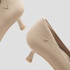 image:imageVIVAIA Scarlett PointedToe Kitten Heel Pumps Knit Upper Arch Support Rubber OutsoleAlmond