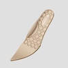 image:imageVIVAIA Scarlett PointedToe Kitten Heel Pumps Knit Upper Arch Support Rubber OutsoleAlmond