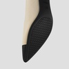 image:imageVIVAIA Scarlett PointedToe Kitten Heel Pumps Knit Upper Arch Support Rubber OutsoleCream Ivory  Black
