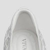 image:imageVIVAIA Scarlett PointedToe Kitten Heel Pumps Knit Upper Arch Support Rubber OutsoleWhite Lace Embroidery