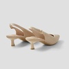 image:imageVIVAIA Selena PointedToe Kitten Slingback Elegant Arch SupportAlmond