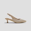 image:imageVIVAIA Selena PointedToe Kitten Slingback Elegant Arch SupportAlmond