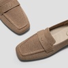 image:imageVIVAIA Silvie Womens Loafers SquareToe Icon Casual Comfortable Slip on ShoesToffee Brown