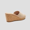 image:imageVIVAIA Stacey Pro Roundtoe Wedge Sandals for Women Open Toe Sandals Comfy Casual Dressy SummerAlmond Crochet