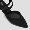 image:imageVIVAIA Sylvan Womens PointEase Slingback Pumps Pointed Toe Knit Upper Arch Support Kitten HeelBlack