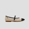 image:imageVIVAIA Tamia Mary Jane Flats for Women Comfortable Toe Flat Shoes Adjustable Washable Ballet FlatsAlmond Black