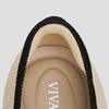 image:imageVIVAIA Tamia Mary Jane Flats for Women Comfortable Toe Flat Shoes Adjustable Washable Ballet FlatsAlmond Black