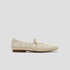 image:imageVIVAIA Tamia Mary Jane Flats for Women Comfortable Toe Flat Shoes Adjustable Washable Ballet FlatsCream Ivory Pearls