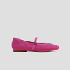 image:imageVIVAIA Tamia Mary Jane Flats for Women Comfortable Toe Flat Shoes Adjustable Washable Ballet FlatsFuchsia Mesh
