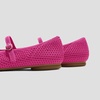 image:imageVIVAIA Tamia Mary Jane Flats for Women Comfortable Toe Flat Shoes Adjustable Washable Ballet FlatsFuchsia Mesh